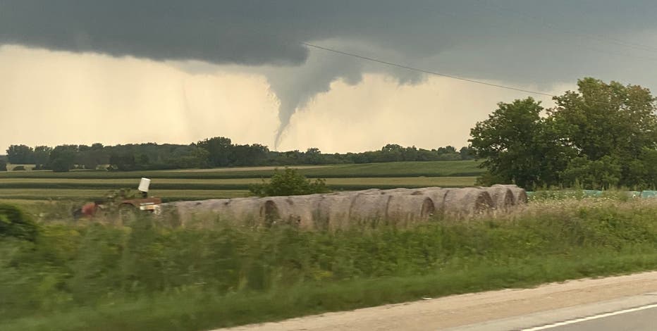 Tornado reported in Outagamie County Tuesday evening