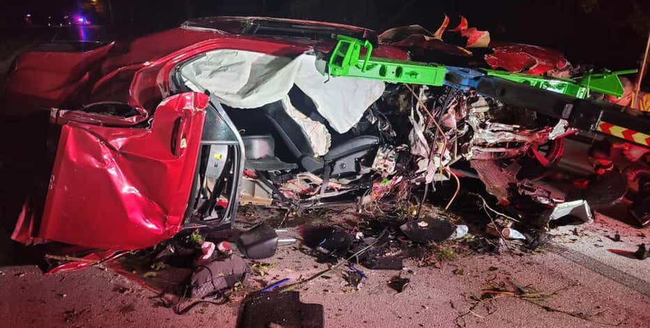 Serious crash in Caledonia leaves driver nearly unscathed