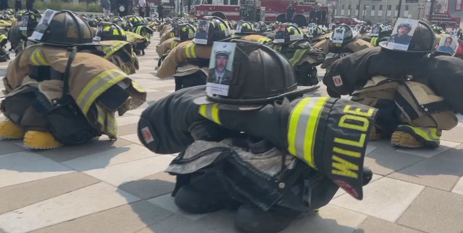 Milwaukee-area firefighters honor 9/11 fallen first responders