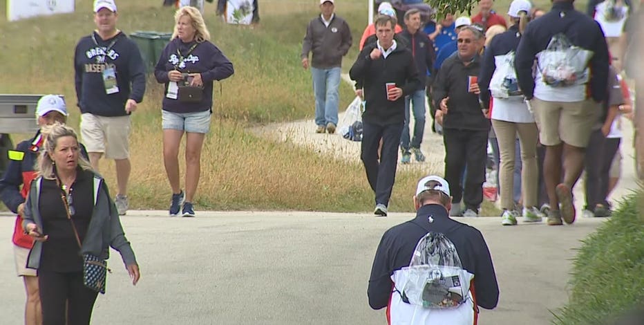Whistling Straits Ryder Cup practice, fans explore course on 1st day