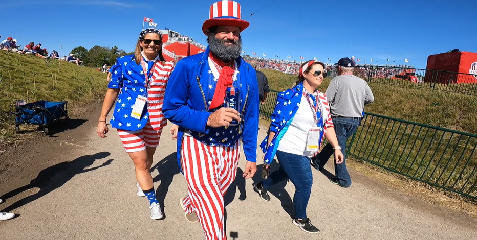 'God bless America:' Ryder Cup fans dress to impress