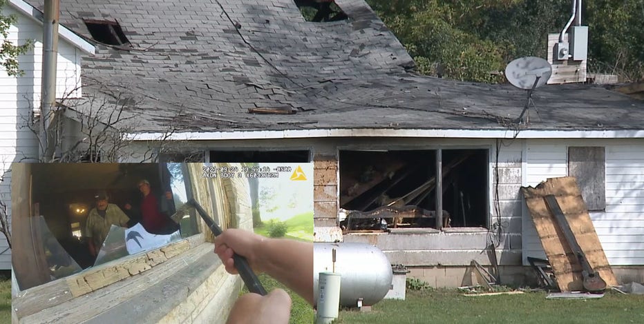 Waupun fire rescue, deputy saved father, son, dog