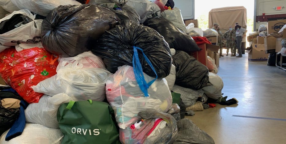 Team Rubicon sorts Afghan refugee donations in Sparta