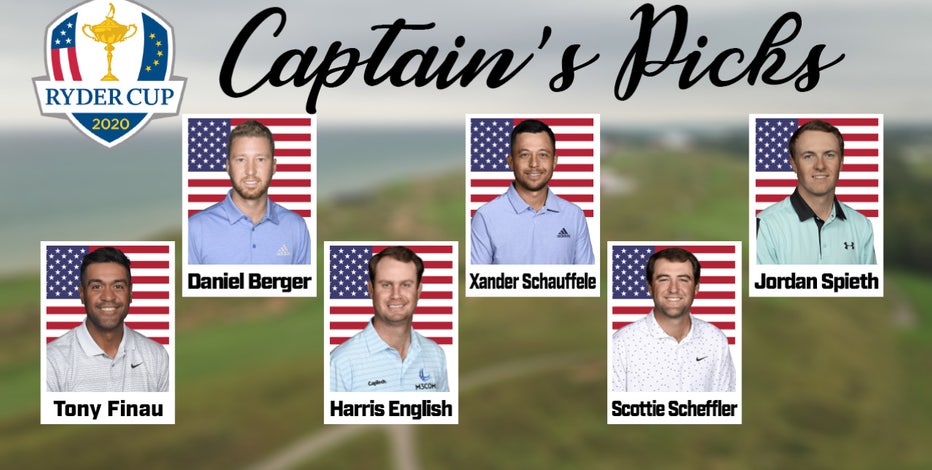 Stricker fills out Ryder Cup US team, includes 4 more rookies