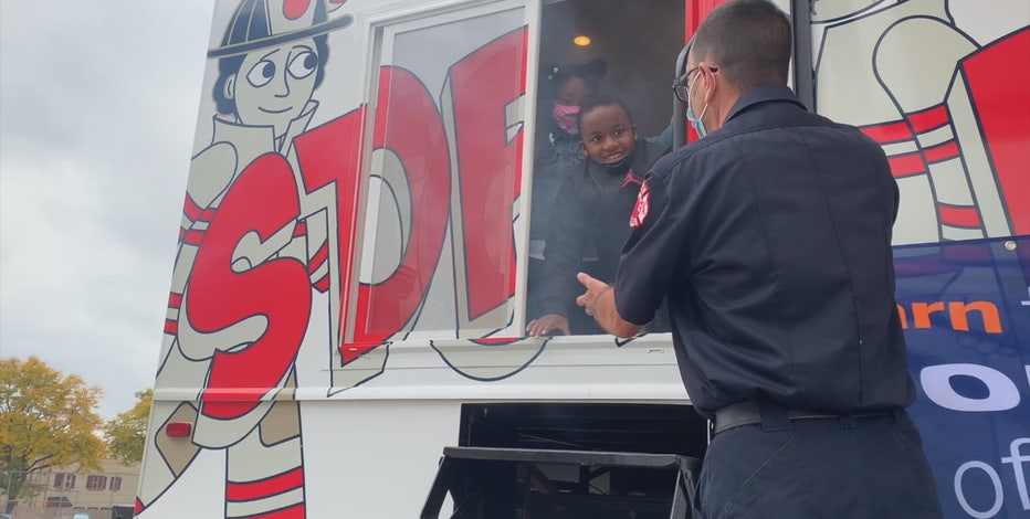Milwaukee firefighters share safety message with kids