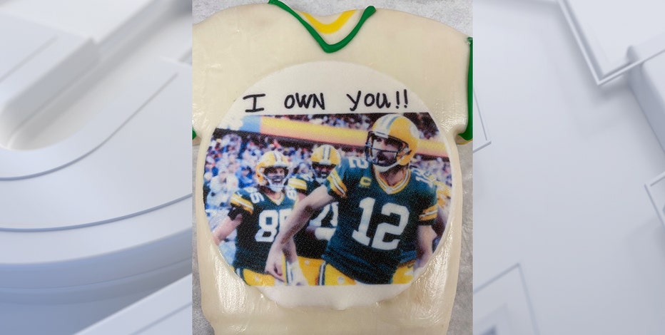 National Bakery cookie celebrates Rodgers' comment: 'I own you'
