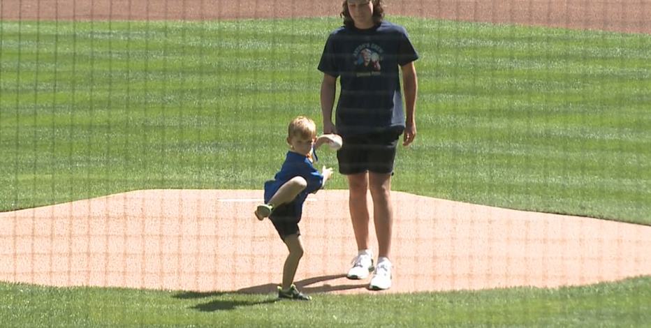 Brewers help 4-year-old fan honor late father