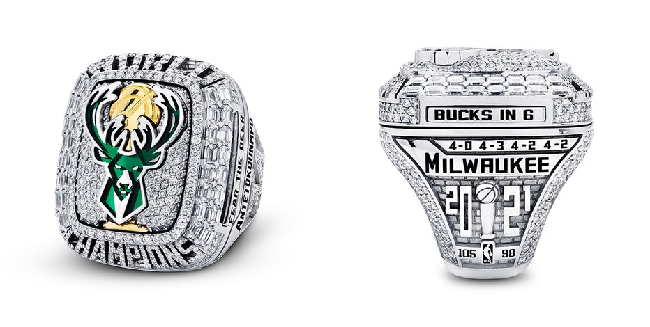 Bucks opening night: Championship ring ceremony, banner unveil