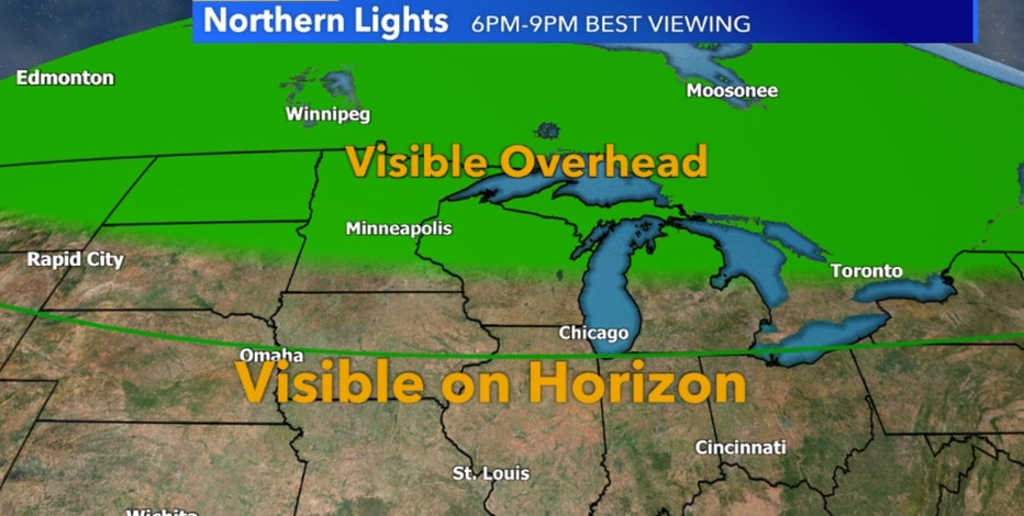 Northern lights Saturday: SE Wisconsin's best chance to view