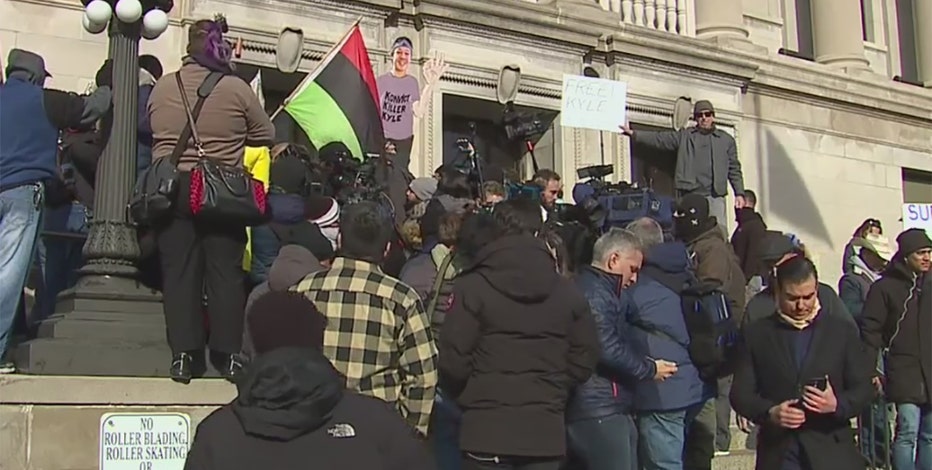 Kyle Rittenhouse verdict: Courthouse demonstrators respond