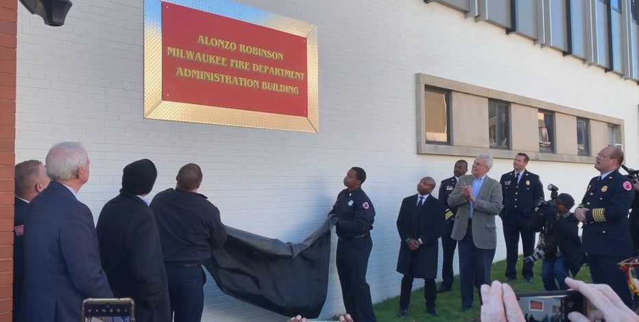Milwaukee Fire Department HQ named for Alonzo Robinson