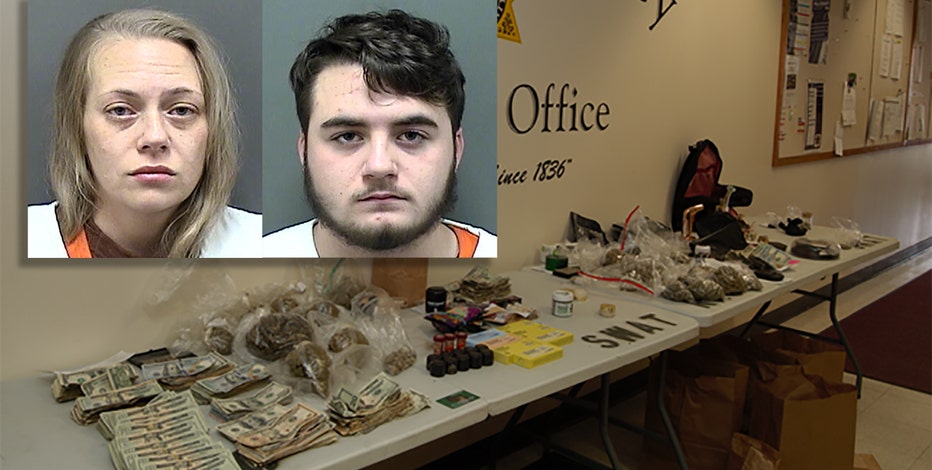 Racine drug bust: Mother, son arrested, sheriff says