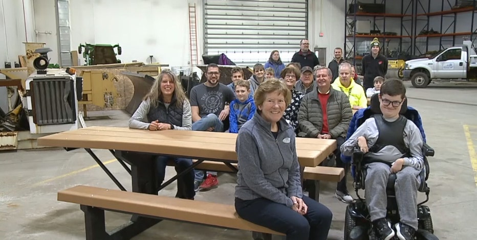 Menomonee Falls wheelchair-accessible table project nearly finished