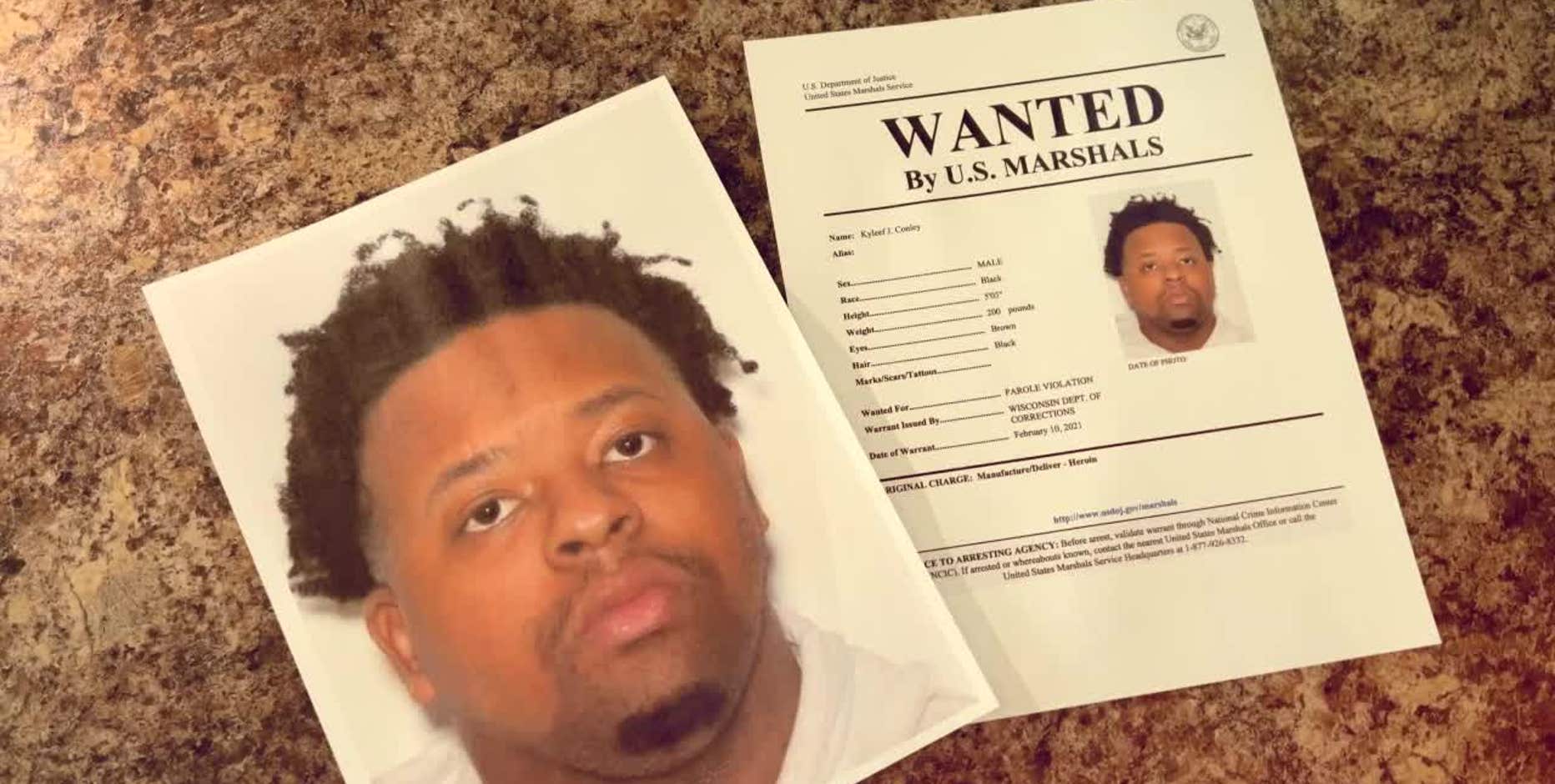 US Marshals seek Kyleef Conley: 'We consider him dangerous'