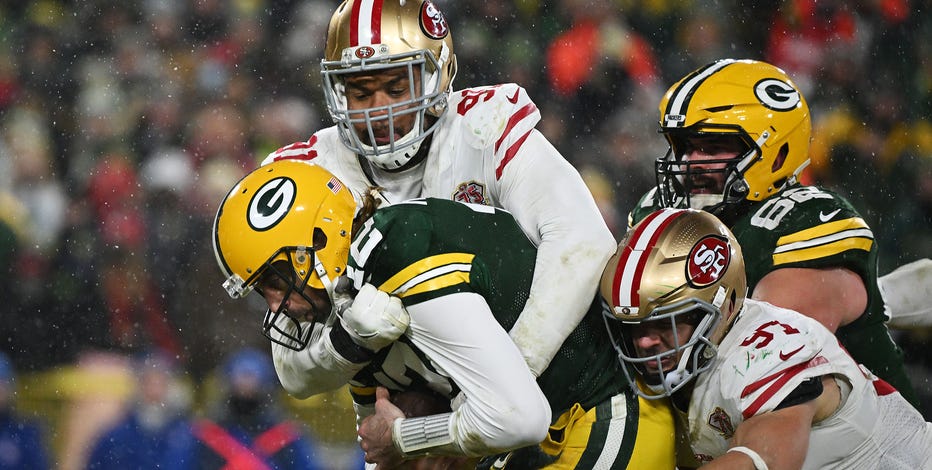 Packers eliminated, 49ers advance to NFC title game