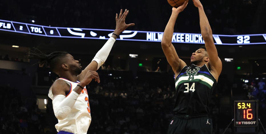 Antetokounmpo has big game, Bucks beat Knicks 123-108