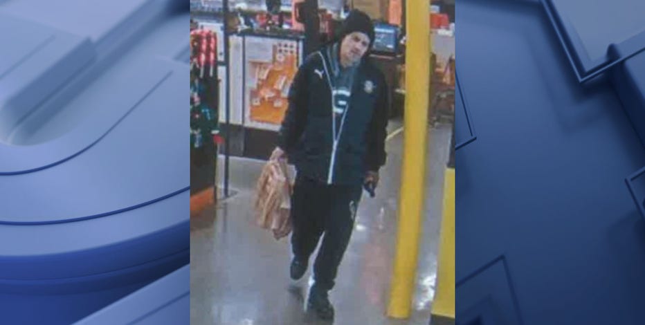 Suspect wanted in Home Depot theft