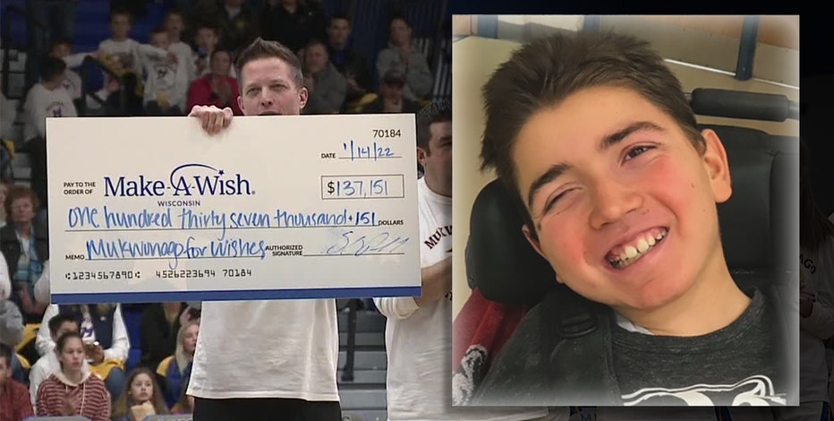 Mukwonago basketball fundraiser benefits Make-A-Wish in boy's memory