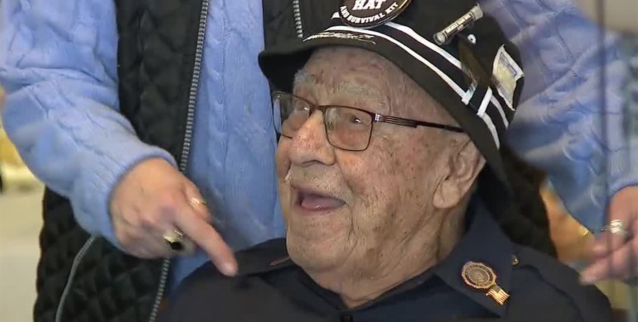 WWII veteran celebrates 100th birthday in Racine