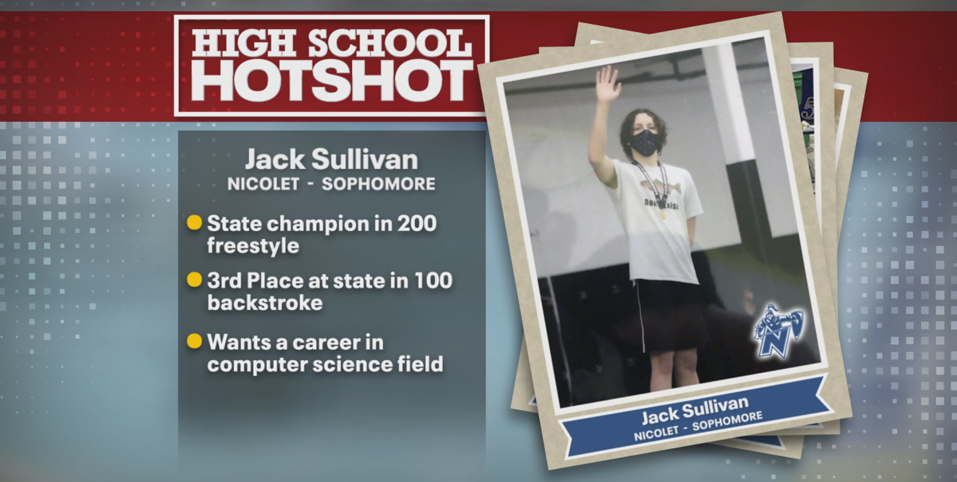 Nicolet swimmer chasing records of Olympic 'legend'