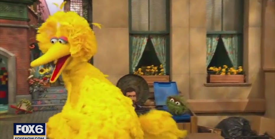 Sesame Street character meets his match