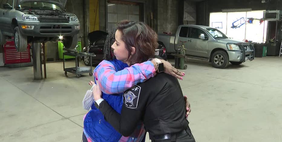 Deputy's random act of kindness helps cancer survivor