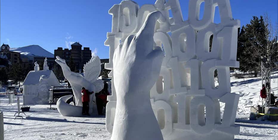 Wisconsin snow sculptors; champions at international competition