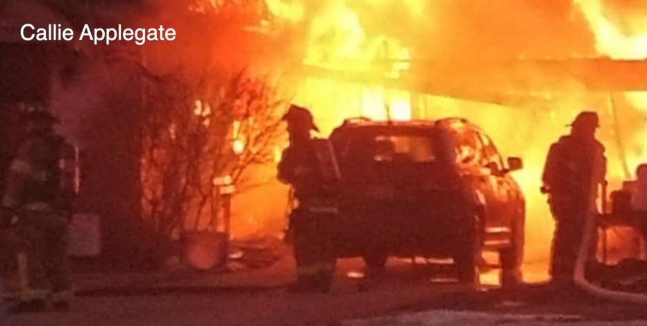 Greendale firefighter's home catches fire while he is on duty
