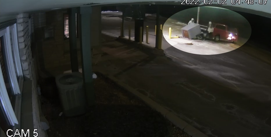 ATM stolen from Grafton bank, police seek suspects