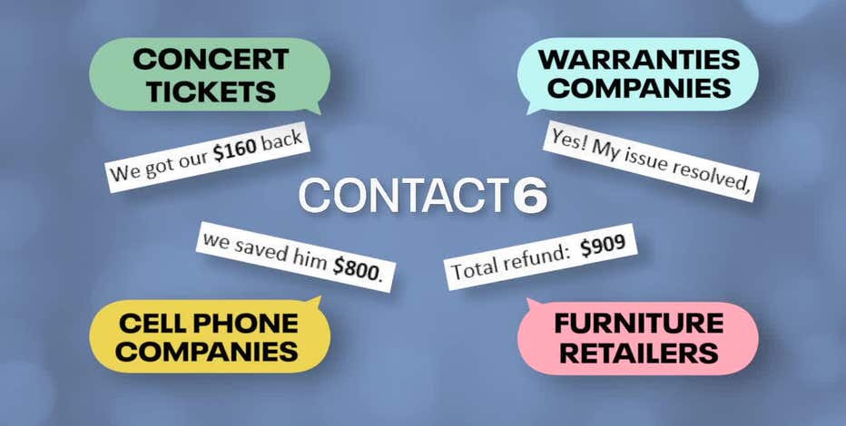 Contact 6 resolves issues; missing purchases, denied refunds