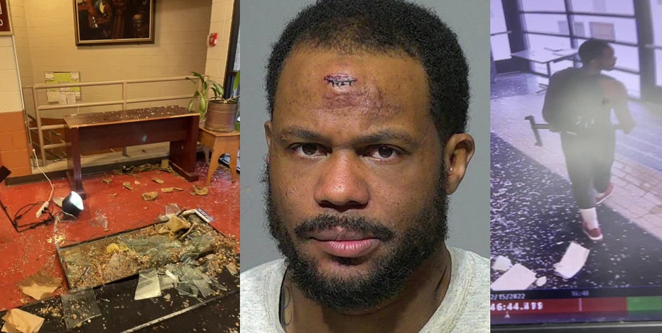 Accused Milwaukee community center vandal charged; competency questioned