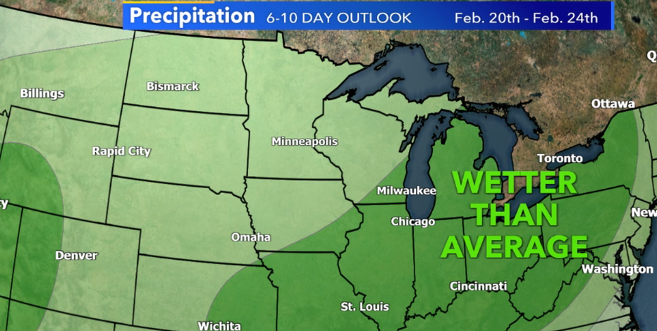 Active pattern to end February could provide some drought relief