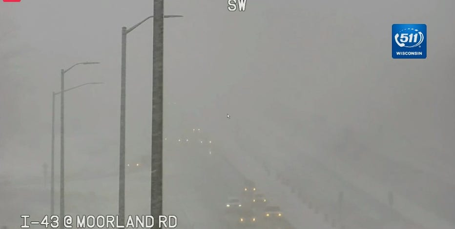Snow tapers off in SE Wisconsin