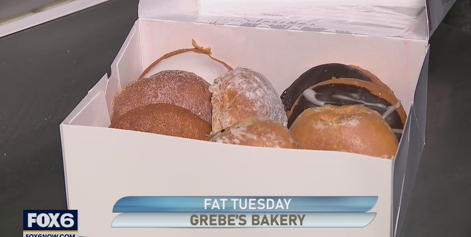 Grebe’s Bakery has 8 different options of Paczki today