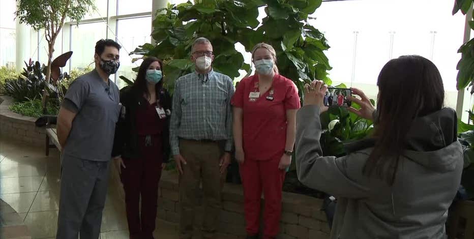 Brookfield man beats brain cancer, thanks medical team; 'Fortunate guy'