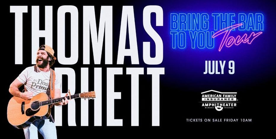 Thomas Rhett to headline Summerfest on July 9