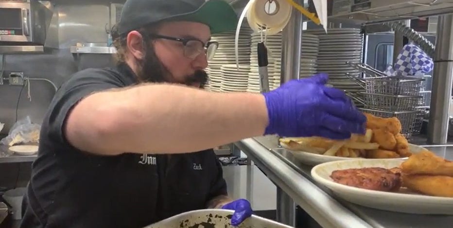 Kegel's Inn fish fry; open for dine-in, carry out, drive-thru