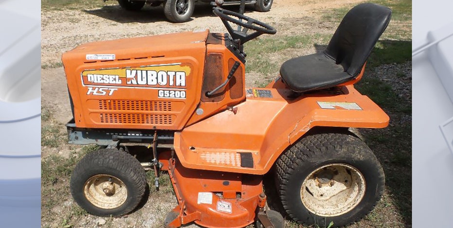 Lawn tractor stolen, Fond du Lac County sheriff seeks info