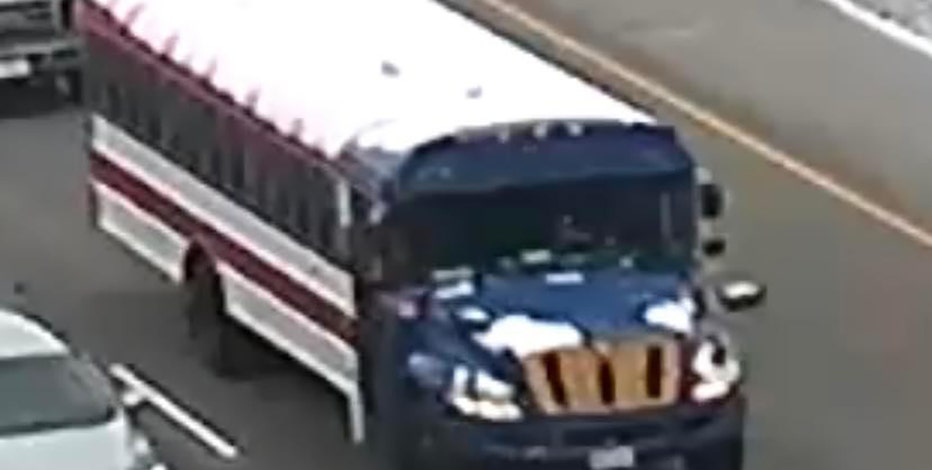 Germantown police: School bus sought, sideswiped another vehicle