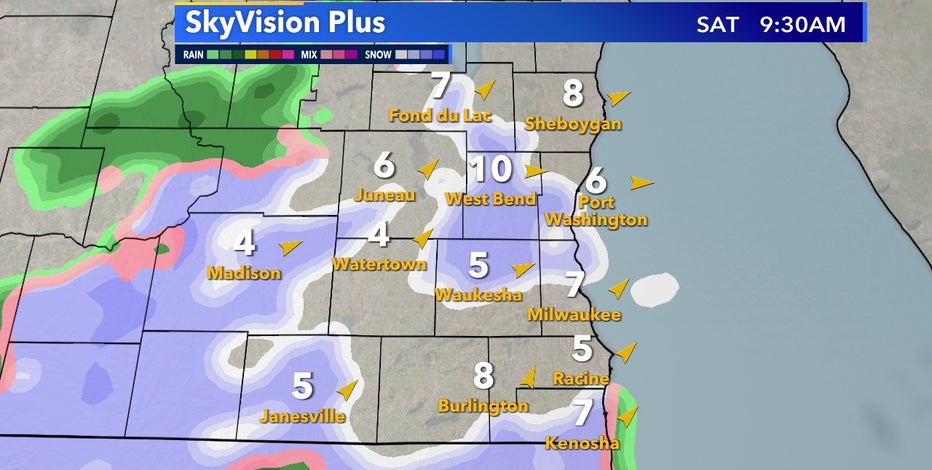 Another chance of snow Saturday morning