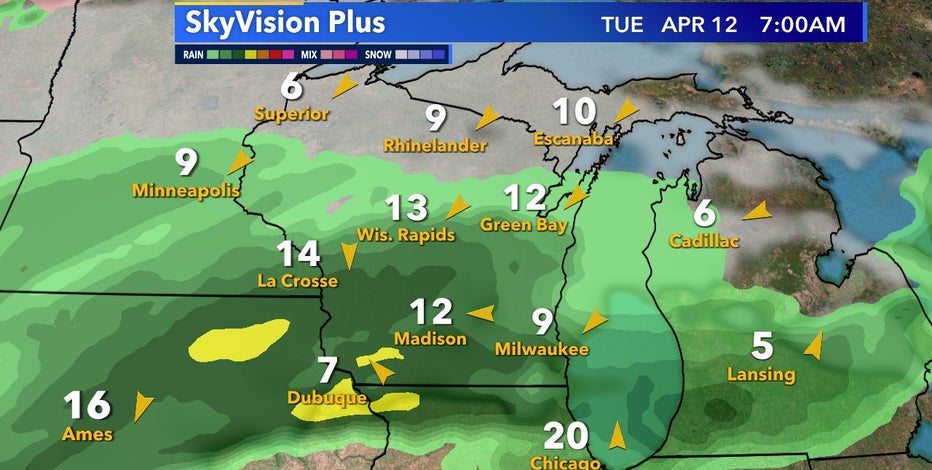 Rain consistently in forecast heading into mid-April