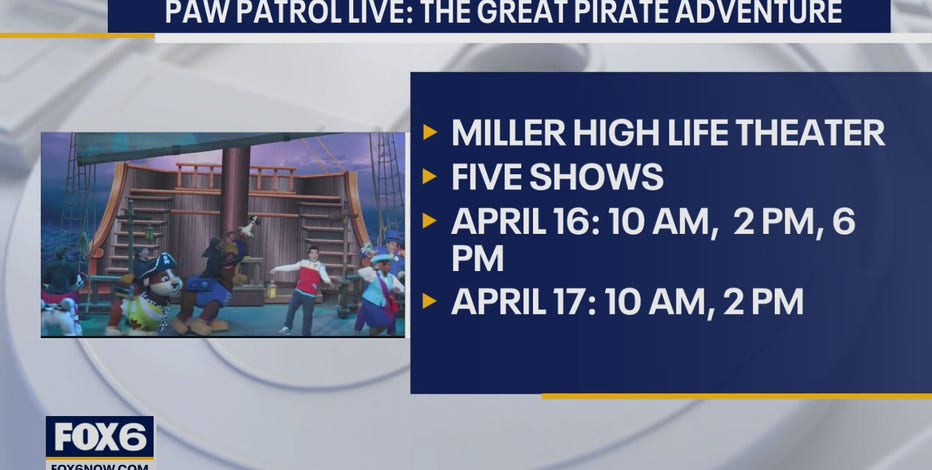 Paw Patrol Live at Miller High Life Theatre