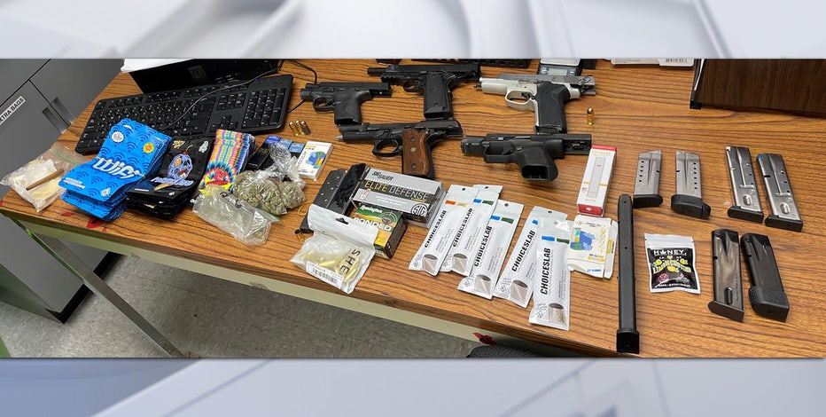 Guns, drugs confiscated; traffic stop in Fond du Lac, 3 men arrested