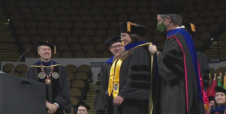 UWM COVID graduates celebrated with special ceremony