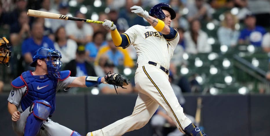 Brewers beat Dodgers in walk-off Tuesday night, 5-4