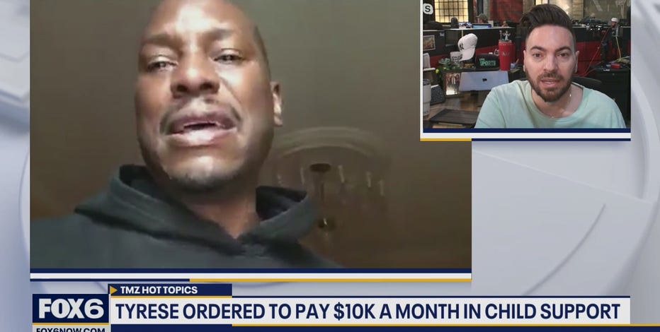 Tyrese ordered to pay $10K a month in child support
