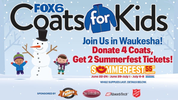 FOX6 Coats for Kids collection event set for Wednesday, Dec. 7