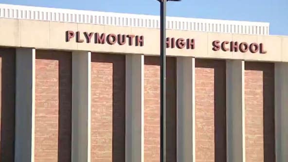 Plymouth High School fall, child flown to hospital