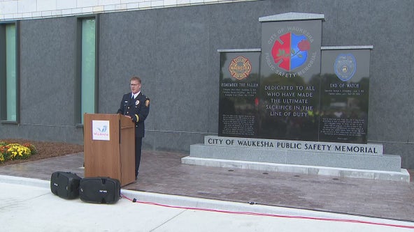 Waukesha Public Safety Memorial dedication ceremony
