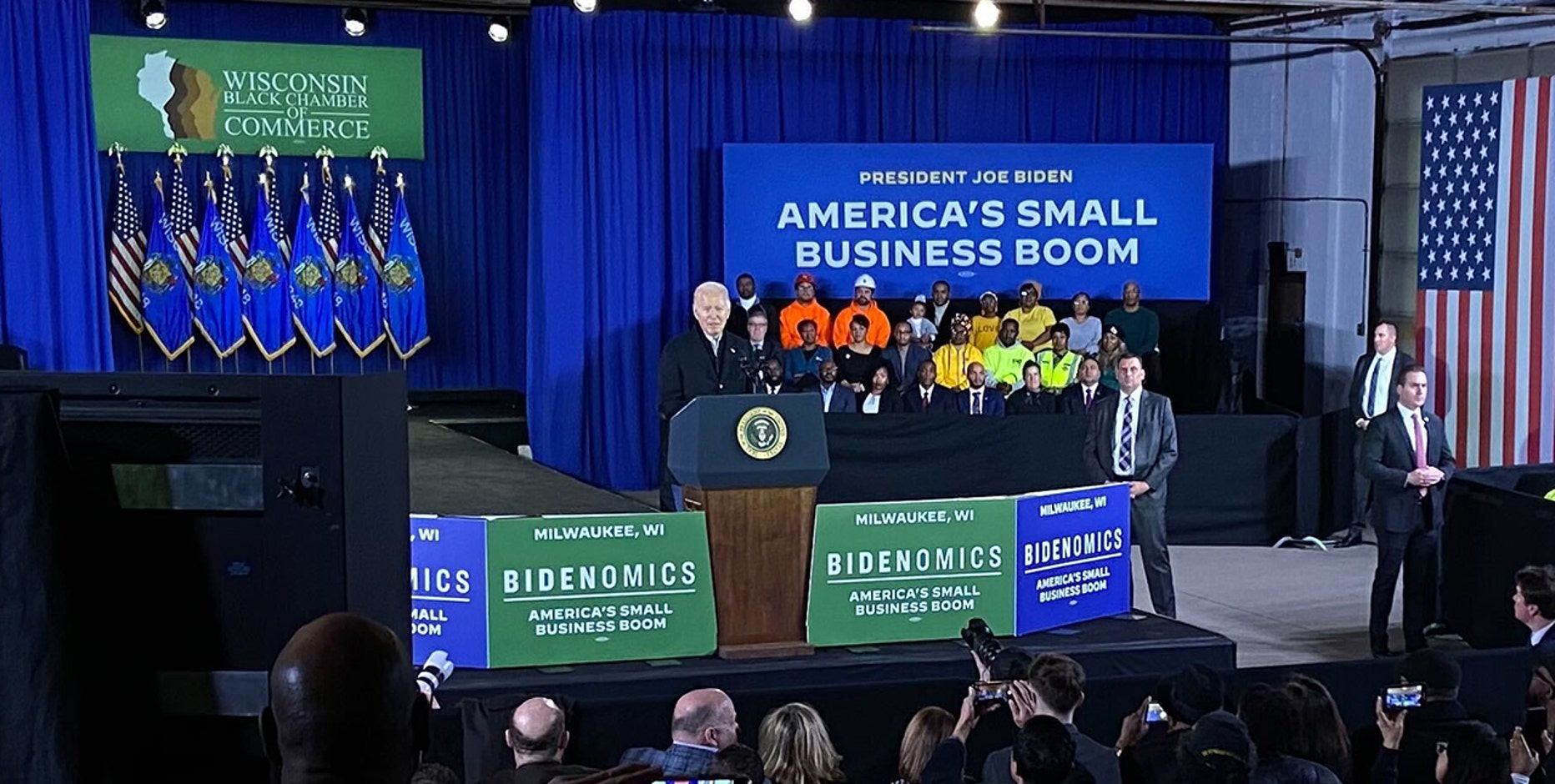 Biden visits Milwaukee, highlights Black-owned businesses